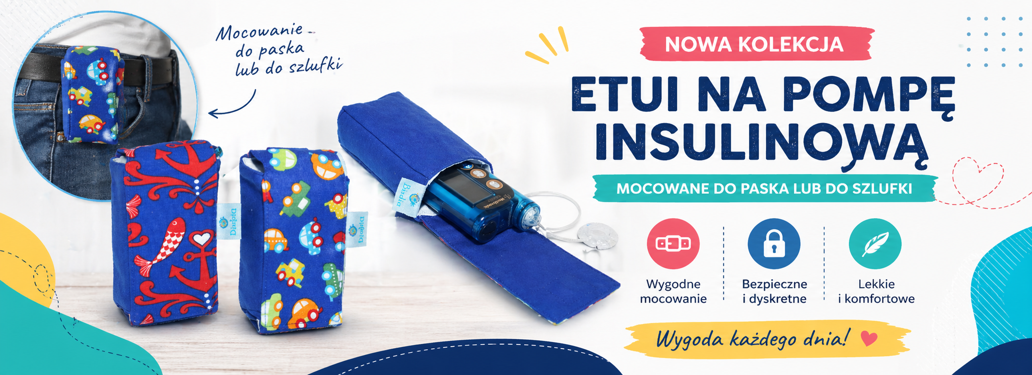 Etui na pompę insulinową
