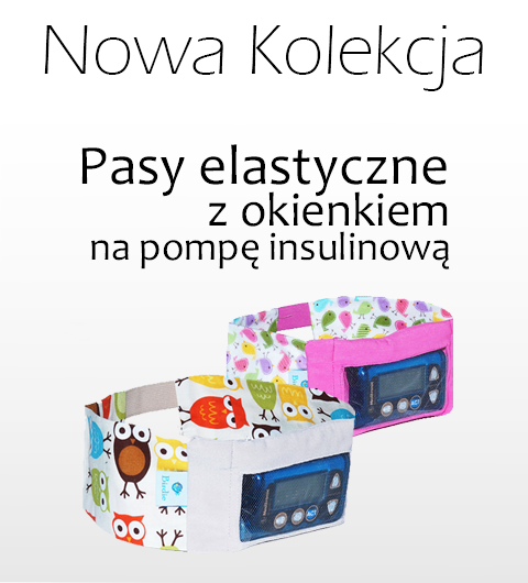 Nowa kolekcja Pas elastyczny z okienkiem na pompę insulinową